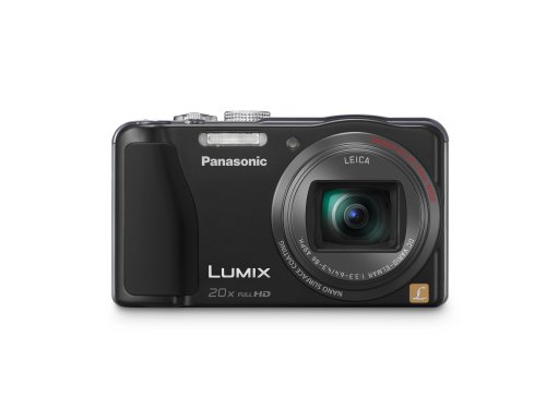 Panasonic Lumix ZS20 14.1 MP High Sensitivity MOS Digital Camera with 20x Optical Zoom (Black)