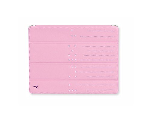 The Joy Factory Joyful Wish – Snap On Stand/Case with Wake up/Sleep Cover for iPad 4th/3rd/2nd Gen – Soft Pink (CSA105)