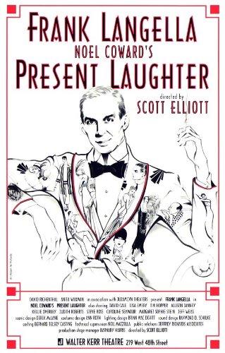 Present Laughter (stage play) Poster Broadway Theater Play 11×17 Frank Langella David Cale