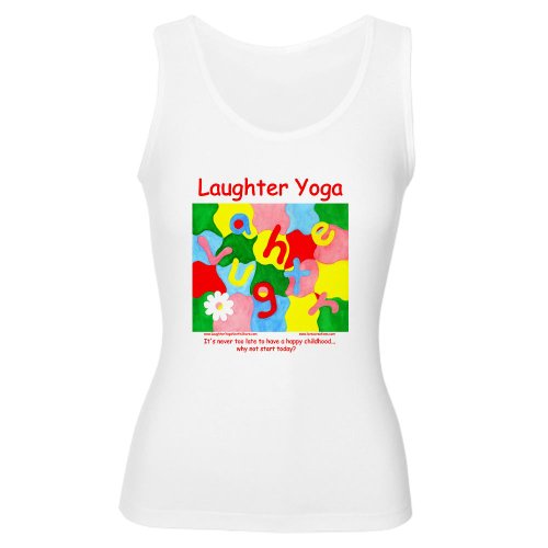 Laughter Yoga HAPPY CHILDHOOD Women’s Tank Top by CafePress – L