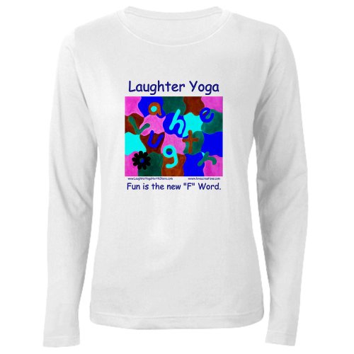 Laughter Yoga FUN Blue Women’s Long Sleeve T-Shirt by CafePress – L