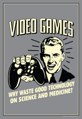 (11×17) Video Games Why Waste Technology On Science Medicine Funny Retro Poster (11×17) Video Games Why Waste Technology On Science Medicine Funny Retro Poster