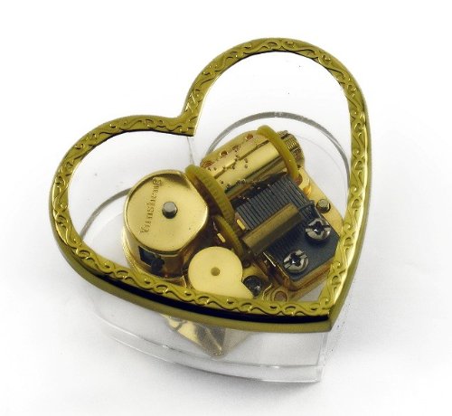 Charming Heart Shaped Acrylic Photo Musical Paper weight (My Funny Valentine, Lorenz Hart/Richard Rogers)