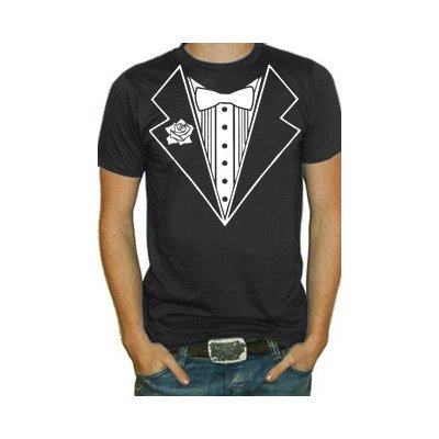 Tuxedo T-shirt hillarious funny gag T-shirt, Small