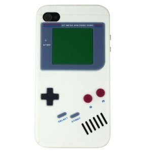 White Gameboy Silicone Case for Ipod touch 4 Brand New High Quality Fast Shipping