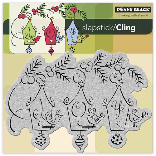 Penny Black 40-157 Joyful Birds Cling Rubber Stamp Penny Black 40-157 Joyful Birds Cling Rubber Stamp