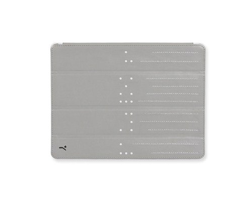 The Joy Factory Joyful Wish – Snap On Stand/Case with Wake up/Sleep Cover for iPad 4th/3rd/2nd Gen- Soft Gray (CSA106)