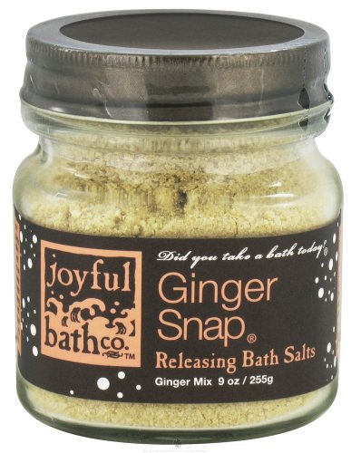 Joyful Bath Ginger Snap Releasing Bath Salts, Ginger, 9 Ounce