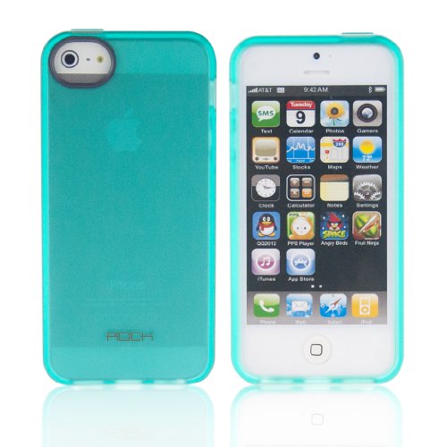 ROCK Back Anti-Slip Cover Case Protector Shell for Apple iPhone 5 iPhone5 Joyful Free Series Green ROCK Back Anti-Slip Cover Case Protector Shell for Apple iPhone 5 iPhone5 Joyful Free Series Green