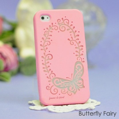 MiniSuit Femme Skin Case and Cover for iPhone 4, 4S – Sweet Memory Collection (Pink)