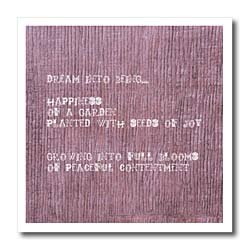 Rose Colored Happiness Poem Poetry Inspirational Quotes – 10×10 Iron On Heat Transfer For White Material