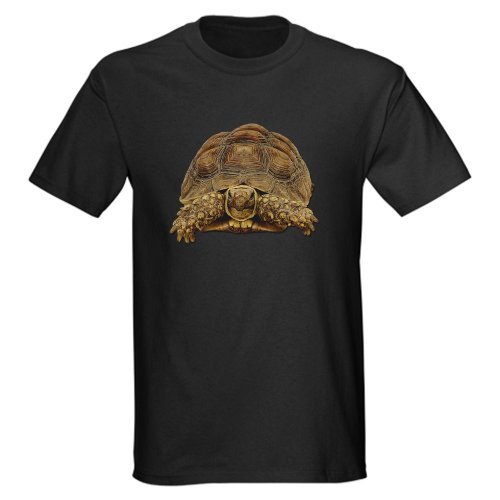 Tortoise Photo Funny Dark T-Shirt by CafePress – L Black