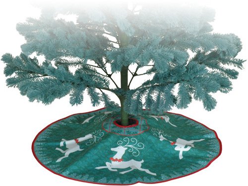 Premier Kites 80038 Tree Skirt, Joyful Reindeer, 28-Inch Premier Kites 80038 Tree Skirt, Joyful Reindeer, 28-Inch