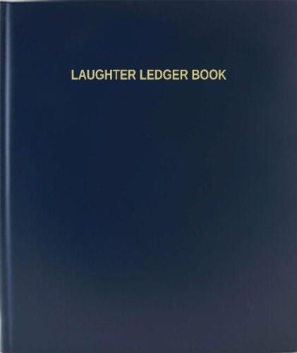 BookFactory® Laughter Ledger Book – 120 Page, 8.5″x11″, Blue Hardbound (XLog-120-7CS-A-L-Blue(Laughter Ledger Book))
