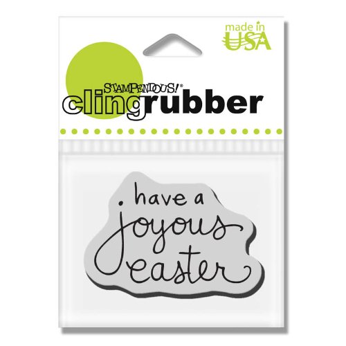 Stampendous, CRE264, Stamp Cling Joyous Easter