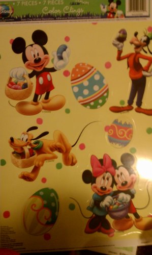 Mickey Mouse Easter Window Clings
