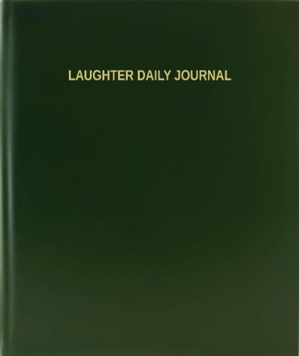 BookFactory® Laughter Daily Journal – 120 Page, 8.5″x11″, Green Hardbound (XLog-120-7CS-A-L-Green(Laughter Daily Journal))