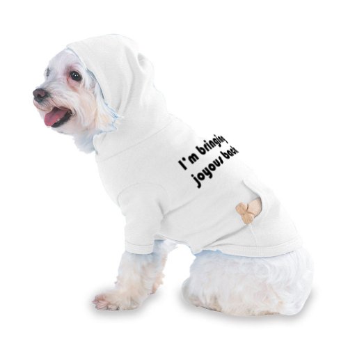 I’m bringing joyous back Hooded (Hoody) T-Shirt with pocket for your Dog or Cat LARGE White