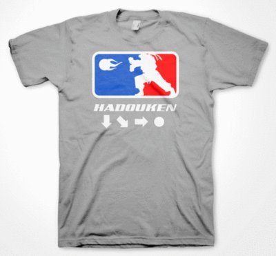 Hadouken t shirt funny shirt cool graphic videogame shirt video game tee
