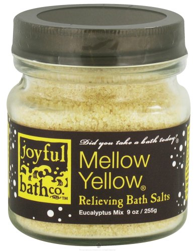 Joyful Bath Mellow Yellow Relieving Bath Salts, Eucalyptus, 9 Ounce