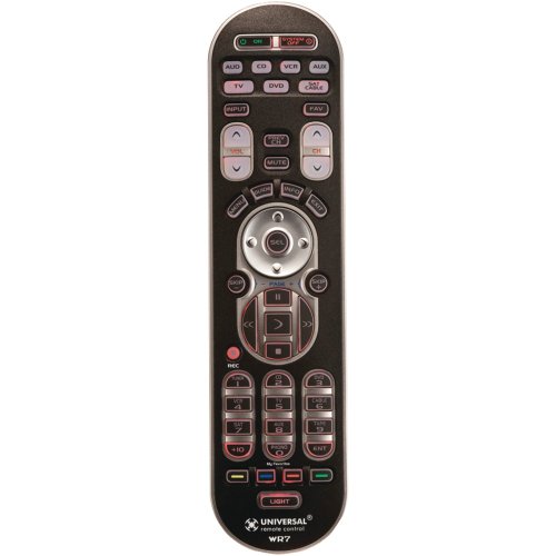 URC WR7 Universal Remote Control for up to 7 A/V Components with 4 Favorite Channel Buttons