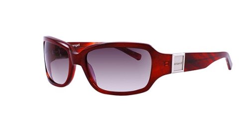 Angel Joyous Red Horn Smoke Sunglasses