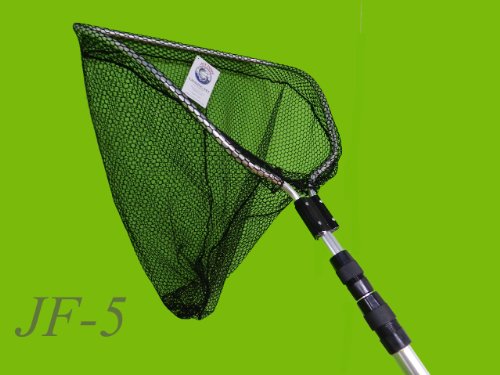 Joy Fish 3-Section Telescopic Landing Net JF-05, Hoop Size 20″x20″, 18 Ft.