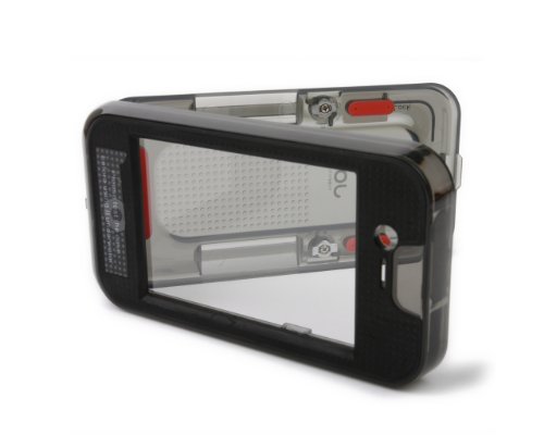 The Joy Factory ABD106 RainBallet, Rugged, Waterproof Case for iPhone 4/4S with Intelli-filter Design, Smoke