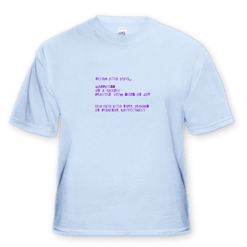 Purple Happiness Poem Poetry Inspirational Quotes – Light Blue Infant Lap-Shoulder Tee (24M)