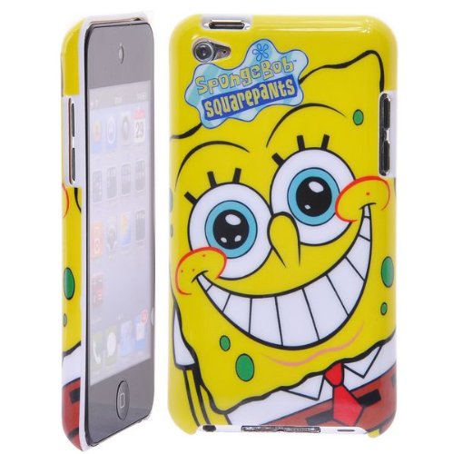 Smile SpongeBob Face Hard Case Cover For Apple iPod Touch 4