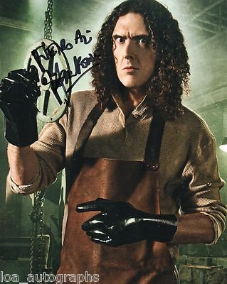 Weird Al Yankovic hand SIGNED funny promo photo with EXACT PROOF