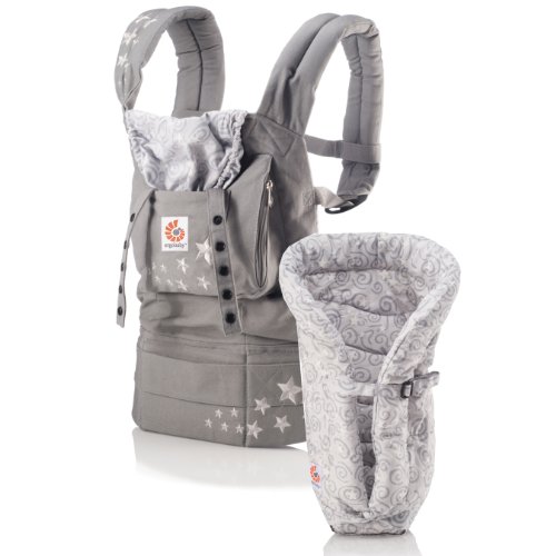 ERGO Baby Carrier Bundle of Joy – Original Galaxy Grey with Galaxy Grey Insert