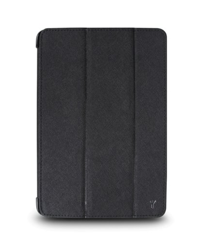 The Joy Factory SmartSuit iPad Mini Ultra-Slim Snap-On Stand/Case with Wake-up/Sleep, Black (CSE101)