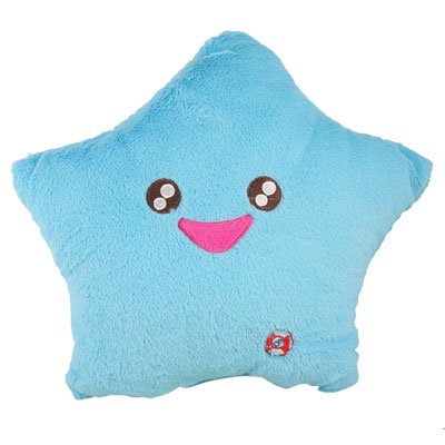 Amico Aqua Color Smile Star LED Light Lamp Throw Toss Cushion Pillow