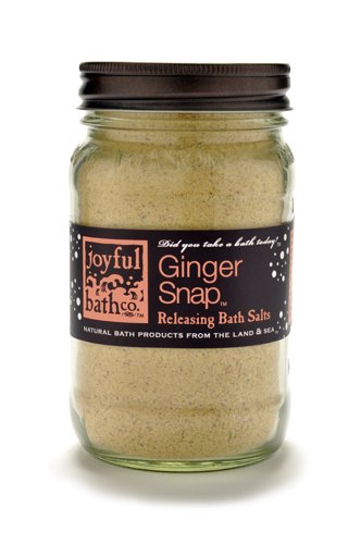 Joyful Bath Ginger Snap Releasing Bath Salts, Ginger, 15 Ounce