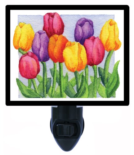 Floral / Flower Night Light – Joyful Tulips LED NIGHT LIGHT