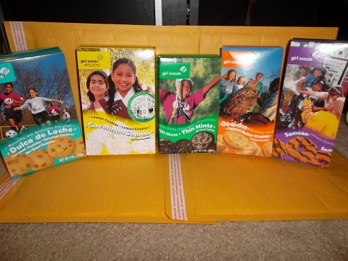 Girl Scout Cookies * Savannah Smiles * Crunchy Lemon Cookies Dusted In Powder Sugar – 1 Box of 28 Cookies