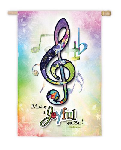Make a Joyful Noise Music House Flag
