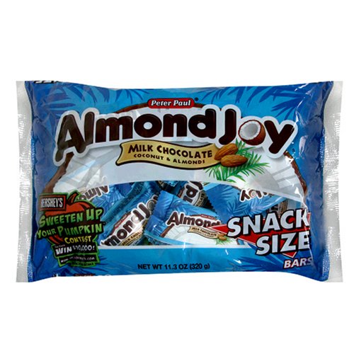 Almond Joy Snack Size Bars, 11.3-Ounce Packages (Pack of 6)