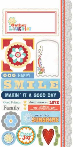Carolee’s Creations – Adornit – Bouquet Patches Collection – Cardstock Stickers – Gather Laughter