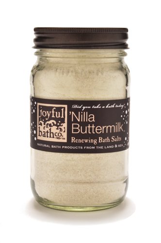 Joyful Bath Nilla Buttermilk Renewing Bath Salts, Vanilla, 14 Ounce