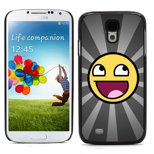 iLookcase Quality Printing Laughter Hard Plastic and Aluminum Back Case for Samsung Galaxy S4 i9500