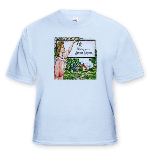 Joyous Easter – Light Blue Infant Lap-Shoulder Tee (24M)