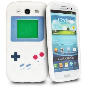 Nintendo Game Boy Soft Skin Silicone Case for Samsung Galaxy S3 i9300 – White