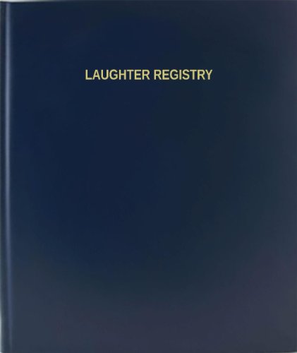 BookFactory® Laughter Registry – 120 Page, 8.5″x11″, Blue Hardbound (XLog-120-7CS-A-L-Blue(Laughter Registry))