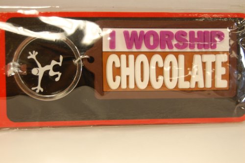 Key Ring I Worship Chocolate