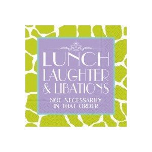 Design Design Napkin-Beverage Lunch Laughter