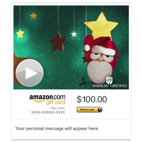 Amazon Gift Card – E-mail – A Joyful Tweet (Animated)