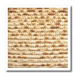 Matzah bread texture photo – for passover pesach – funny Jewish humor – humorous matzo Judaism food – 8×8 Iron On Heat Transfer For White Material