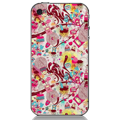 iMarkCase Retro Series iphone 4 4s Cover Case Personality Customization Colored Painting Polycarbonate Cute joyous